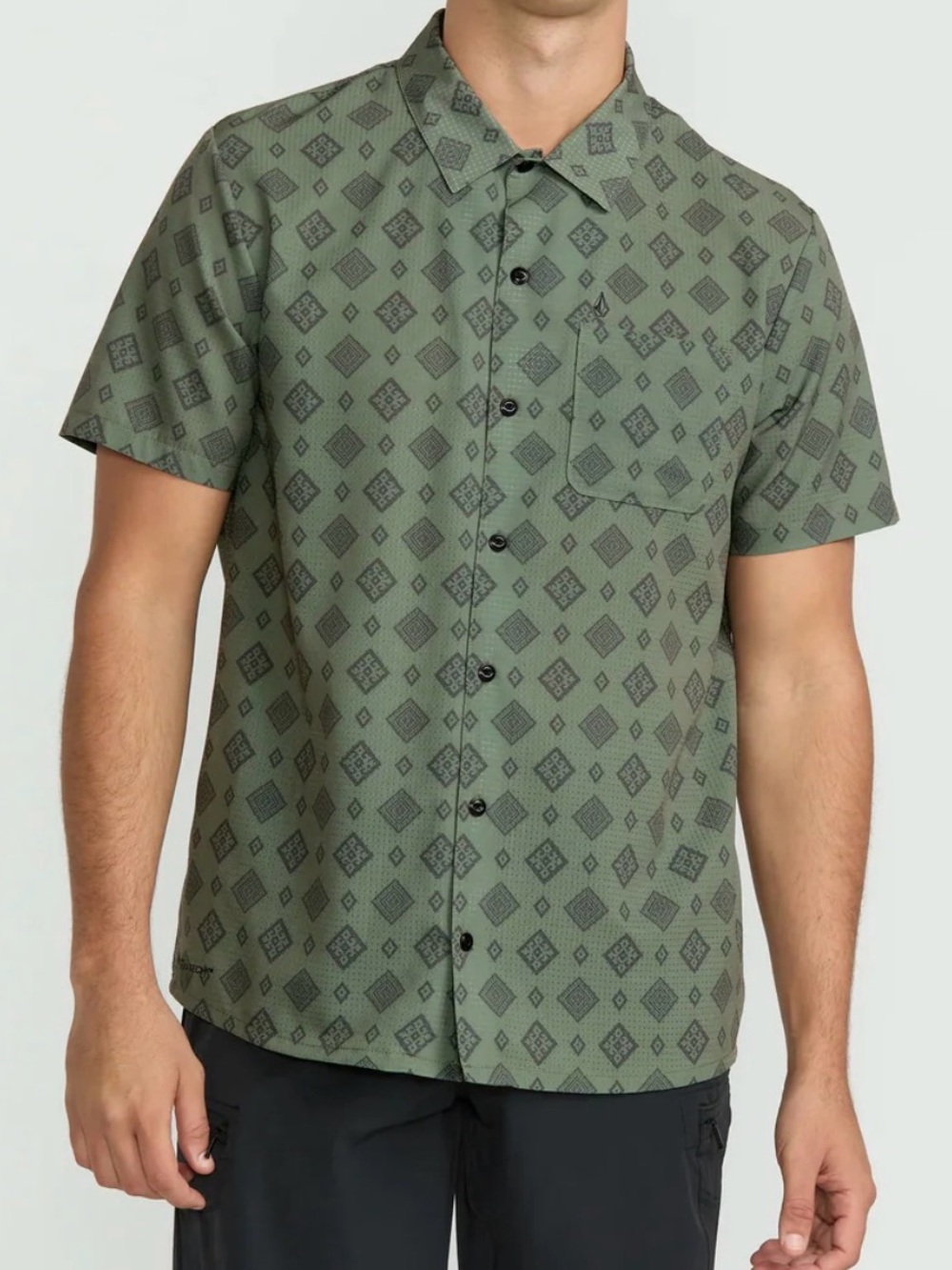 VOLCOM Ridgestone Men's Short-Sleeve Shirt. Size XXL
